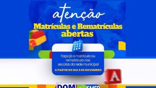 Prefeitura de Dom Feliciano abre período de Matrículas e Rematrículas Escolares para 2024