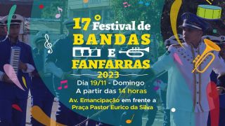 Vem aí o 17º Festival de Bandas e Fanfarras de Eldorado do Sul no dia 19 de novembro