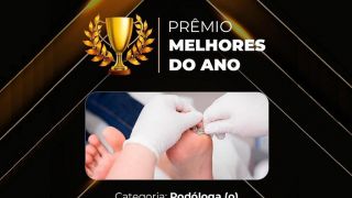 SS Podologia Clínica recebe o prêmio de melhor do ano 2022/2023, no ramo de podologia, na edição Ponta Grossa / PR