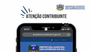 Comunicado importante da Prefeitura de São Lourenço do Sul sobre emissão de boletos no site