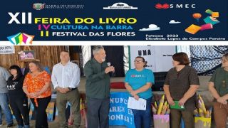 Realizada com sucesso, em Barra do Ribeiro, a XV Feira do Livro, VI Cultura na Barra e II Festival das Flores