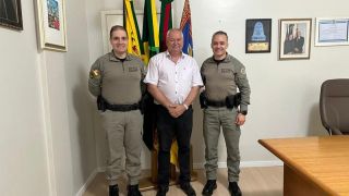 Comandante Regional do Vale do Rio Pardo realiza visita ao Prefeito de Sobradinho