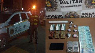 Duas pessoas são presas pela Brigada Militar, durante o Plano Tático Operacional, em Piratini, Canguçu e região