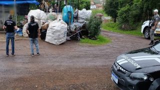 Dois estabelecimentos de reciclagem são interditados, pela Polícia Civil, em Santo Antônio da Patrulha