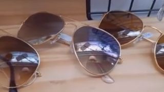 Óculos solares com lentes de cristal em até 8x nos cartões sem juros, na Tic-Tac Relojoaria e Óptica