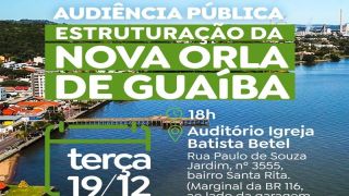 Audiência Pública sobre a Estruturação da Nova Orla de Guaíba