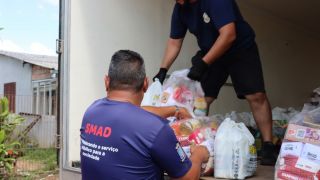 Prefeitura de Eldorado do Sul conclui a primeira etapa das entregas das cestas básicas e kit de limpeza