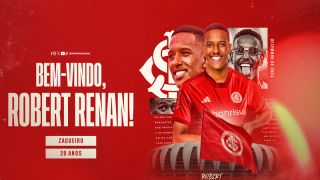 Internacional contrata o zagueiro Robert Renan, até dezembro de 2024