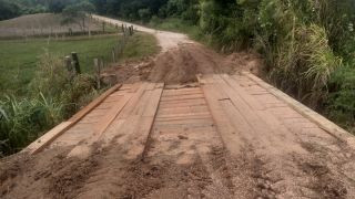 Reformada a Ponte no Travessão do Guilherme Sonemann, na Localidade do Bonito, em Camaquã
