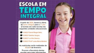 Prefeitura de Eldorado do Sul, em iniciativa inédita, lança o turno integral nas escolas municipais