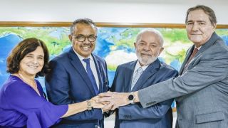 Presidente Lula e diretor-geral da OMS tratam de temas estratégicos para o Brasil