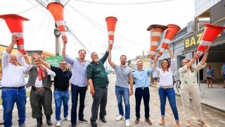 Em Barra do Ribeiro, Governador Leite entrega obra de pavimentação e sala de videomonitoramento