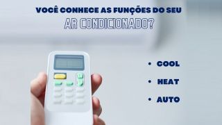 Você sabe a diferença entre as opções cool, heat e auto, no seu aparelho de ar-condicionado? 