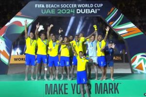 Seleção de Futebol do Brasil fatura o hexacampeonato mundial de futebol de areia