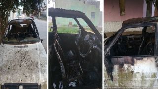 Possível ato de vandalismo: veículo e três contêiner são incendiados, em Arroio Grande