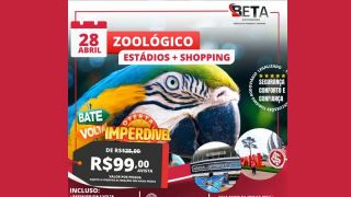 Zoológico de Sapucaia do Sul, estádios e shopping é com a Agência de Viagens Beta Excursão