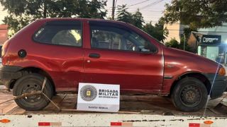 Brigada Militar prende suspeito por adulteração de sinal identificador de veículo automotor, em Santa Maria