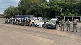 Brigada Militar faz lançamento da Operação Fronteira Segura, em Encruzilhada do Sul 