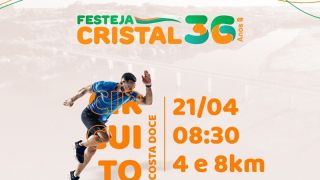 Vem aí o 2º Circuito Costa Doce, no dia 21/4, em Cristal, com saída na Praça Os Pioneiros