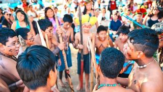 Entrega da reforma da Escola Indígena Fag Nhin, em Porto Alegre, marca o dia dedicado aos povos originários