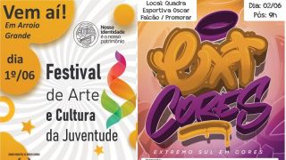 Festival de Arte e Cultura da Juventude e o Encontro de Grafiteiros da Fronteira Sul, em Arroio Grande