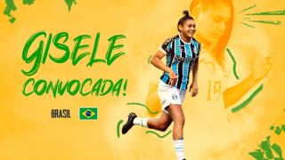 Atacante Gisele, do Grêmio, é convocada para a Seleção Brasileira Sub-20 mais uma vez