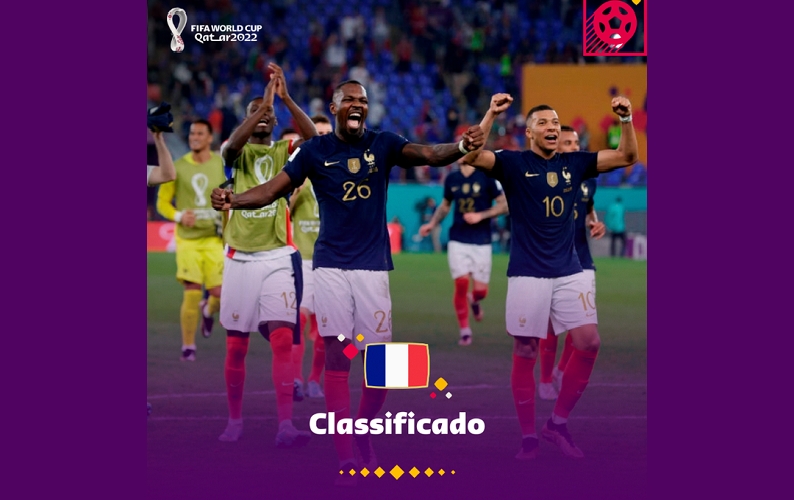Copa: Mbappé decide, França bate Dinamarca e é 1ª classificada